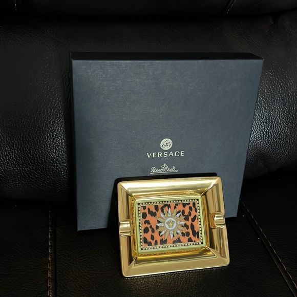 Versace Home jungle animalier Ashtray 5.1” - Picture 3 of 8